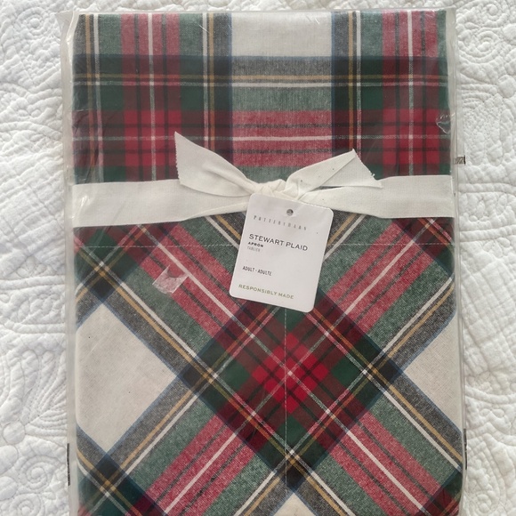 NWT Pottery Barn Stewart Plaid Apron Ralph Lauren Christmas RLC Williams Sonoma - Picture 2 of 4